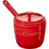 Pojemnik Na Sól Z łyżeczką 9 Cm, Czerwony Storage Staub